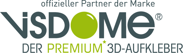 Visdome - der Premium 3D-Aufkleber